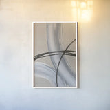 Undisclosed I Warm Gray by Chris Paschke. shown as a paper print in a white frame. Available as a archival giclee rolled canvas, fine art paper, or poster print. SKU 92178h.