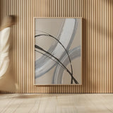 Undisclosed II Warm Gray by Chris Paschke. shown as over sized large wall art. Available as an archival giclee rolled canvas, fine art paper, or poster print. SKU 92179h.