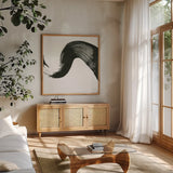 Unparalleled III by Chris Paschke. Shown in a natural wood frame in a cozy modern living room. Available as an archival giclee rolled canvas, fine art paper, or poster print. SKU 79941a.