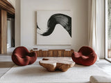 Unparalleled III by Chris Paschke. Shown as extra-large giant wall art in a modern living room. Available as an archival giclee rolled canvas, fine art paper, or poster print. SKU 79941a.
