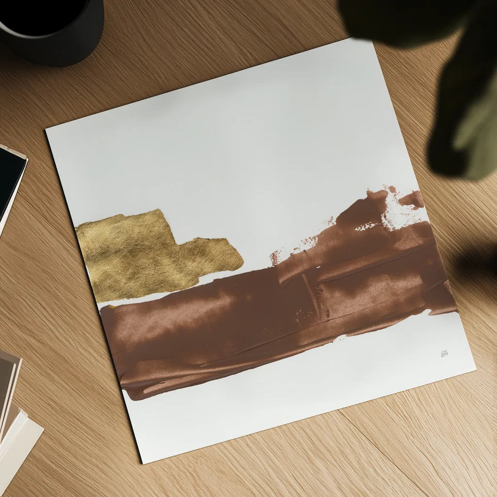 Urban Gold I by Chris Paschke. Shown as a detailed flat fine art print, highlighting archival giclee quality. Available as an archival giclee rolled canvas, fine art paper, or poster print. SKU 86831a.