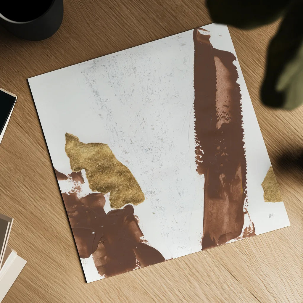 Urban Gold IV by Chris Paschke. Shown as a detailed flat fine art print, highlighting archival giclee quality. Available as an archival giclee rolled canvas, fine art paper, or poster print. SKU 86834a.