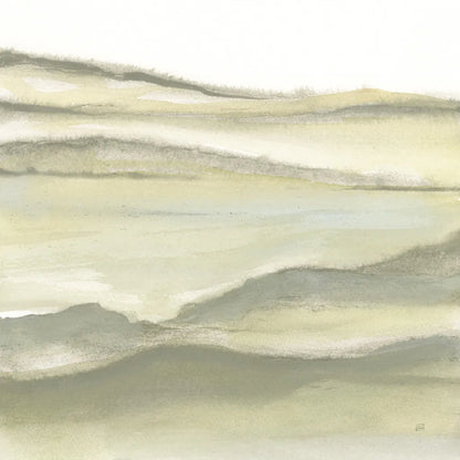 Valleyscape II Green by Chris Paschke. SKU 73154a. Archival Giclee Fine art print for wall decor.