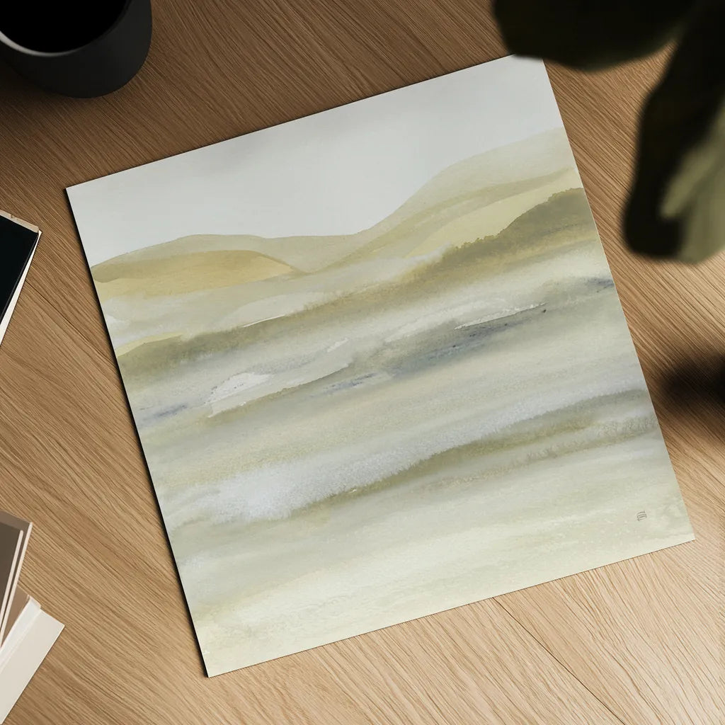 Valleyscape III by Chris Paschke. Shown as a detailed flat fine art print, highlighting archival giclee quality. Available as an archival giclee rolled canvas, fine art paper, or poster print. SKU 67670a.