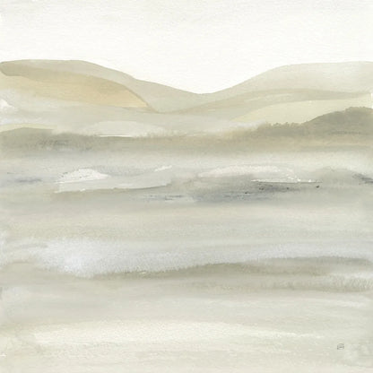 Valleyscape III Green by Chris Paschke. SKU 73155a. Archival Giclee Fine art print for wall decor.