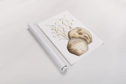 Vase Branch by Chris Paschke. shown as a rolled paper print. Available as archival giclee rolled canvas, fine art paper, or poster print. SKU 75449h.