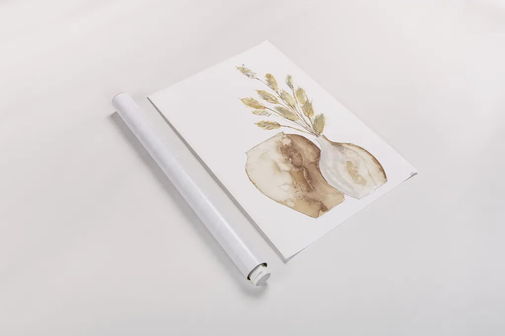 Vase Bunny Tail by Chris Paschke. shown as a rolled paper print. Available as archival giclee rolled canvas, fine art paper, or poster print. SKU 75450h.