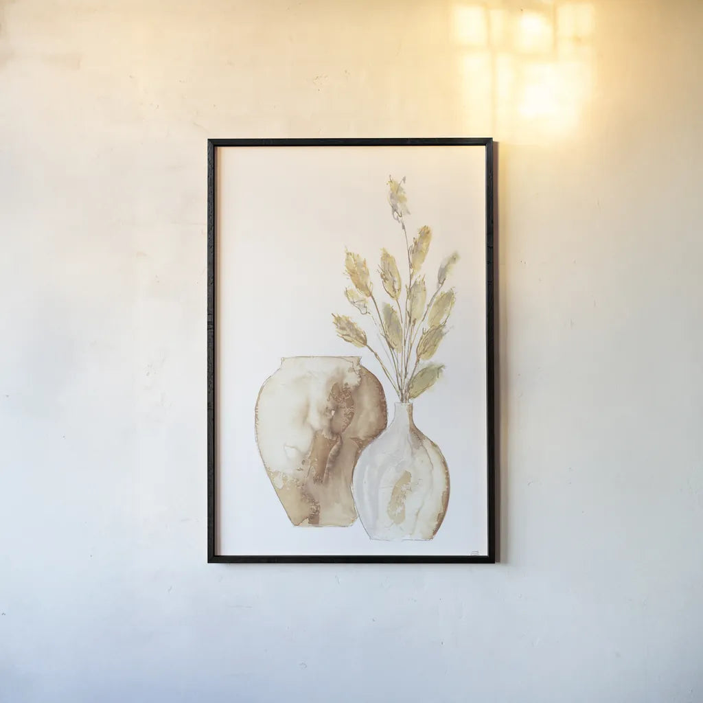 Vase Bunny Tail by Chris Paschke. shown as a paper print in a black flame. Available as a archival giclee rolled canvas, fine art paper, or poster print. SKU 75450h.