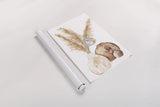 Vase Gray Lotus Pods by Chris Paschke. shown as a rolled paper print. Available as archival giclee rolled canvas, fine art paper, or poster print. SKU 75455h.