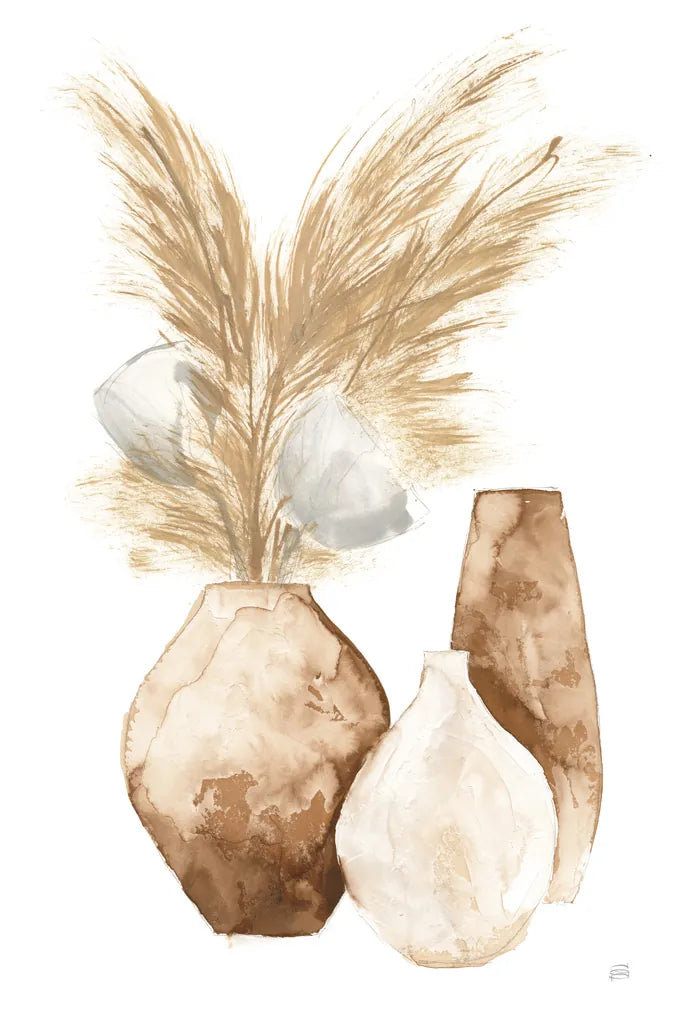 Vase Gray Pods by Chris Paschke. SKU 75454h. Archival Giclee Fine art print for wall decor.