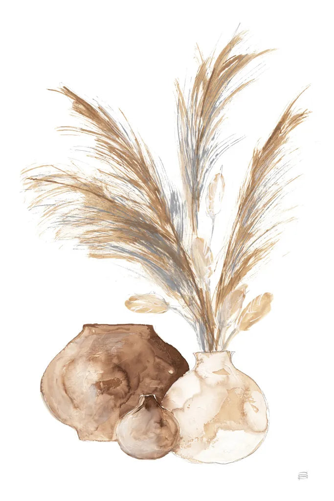 Vase Pampas by Chris Paschke. SKU 75456h. Archival Giclee Fine art print for wall decor.
