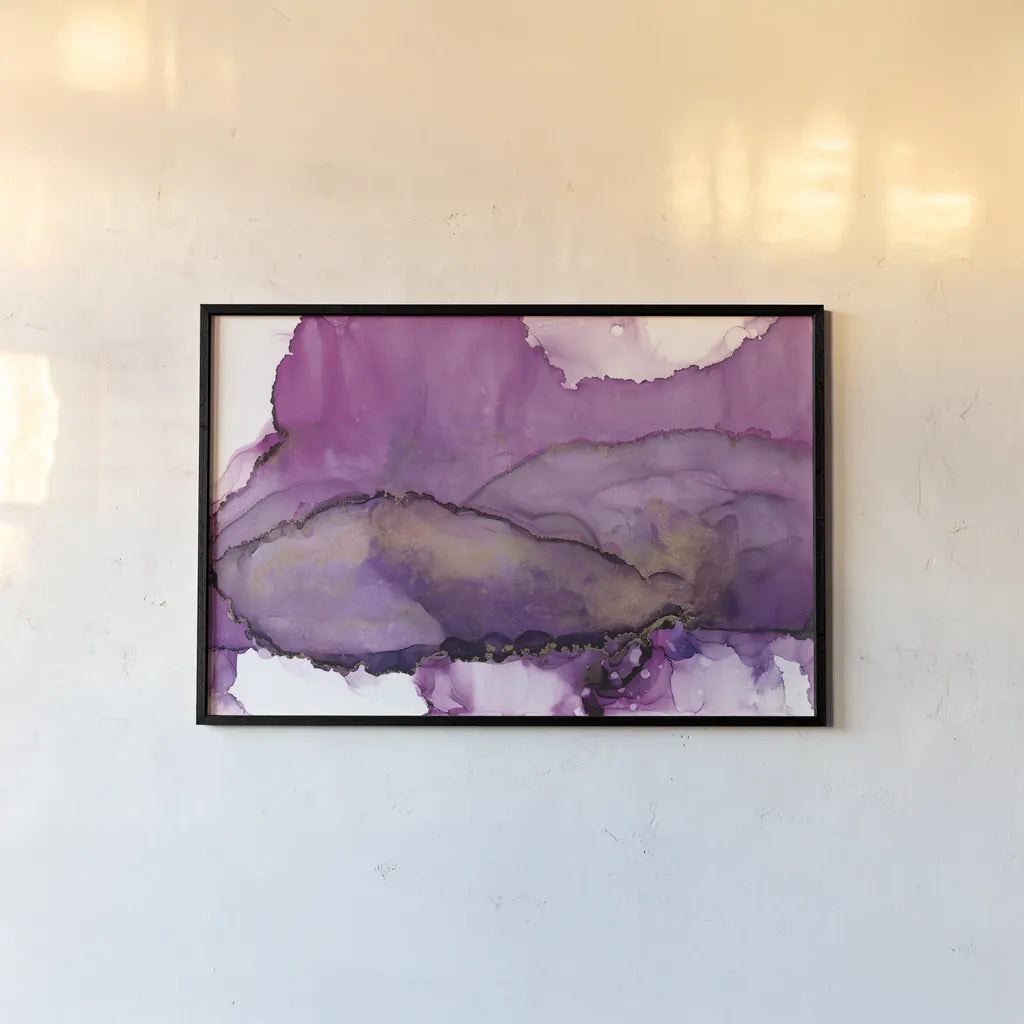 Violet by Chris Paschke. shown as a paper print in a black flame. Available as a archival giclee rolled canvas, fine art paper, or poster print. SKU 65425i.