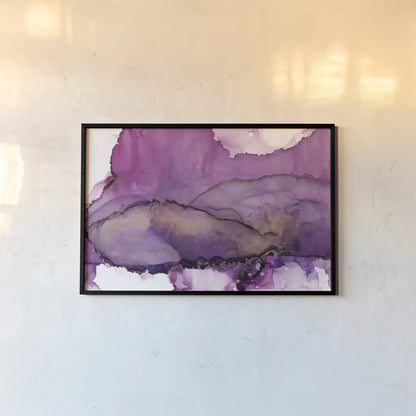 Violet by Chris Paschke. shown as a paper print in a black flame. Available as a archival giclee rolled canvas, fine art paper, or poster print. SKU 65425i.