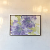 Violet and Gray I by Chris Paschke. shown as a paper print in a black flame. Available as a archival giclee rolled canvas, fine art paper, or poster print. SKU 49051i.