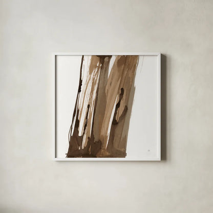Walnut Falls II by Chris Paschke. Shown in a crisp white glass frame for a clean and minimalist style. Available as an archival giclee rolled canvas, fine art paper, or poster print. SKU 78288a.