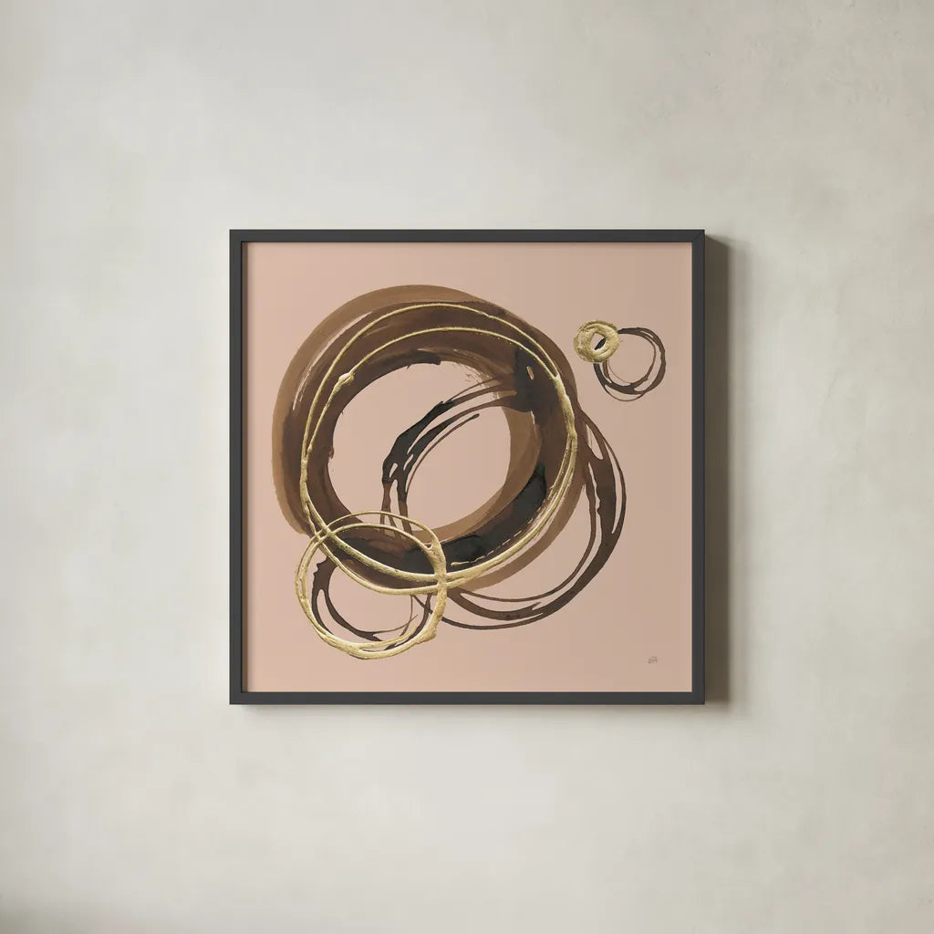 Walnut I by Chris Paschke. Shown in a sleek black glass frame for a contemporary gallery look. Available as an archival giclee rolled canvas, fine art paper, or poster print. SKU 81882a.
