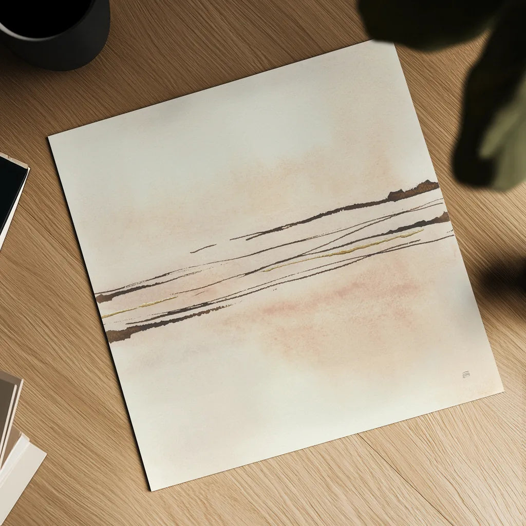 Walnut Minimal II by Chris Paschke. Shown as a detailed flat fine art print, highlighting archival giclee quality. Available as an archival giclee rolled canvas, fine art paper, or poster print. SKU 86094a.