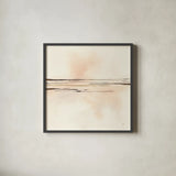 Walnut Minimal III by Chris Paschke. Shown in a sleek black glass frame for a contemporary gallery look. Available as an archival giclee rolled canvas, fine art paper, or poster print. SKU 86095a.