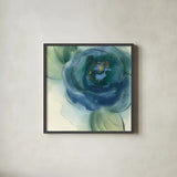 Wannabe Poppies I by Chris Paschke. Shown in a sleek black glass frame for a contemporary gallery look. Available as an archival giclee rolled canvas, fine art paper, or poster print. SKU 34715a.