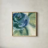 Wannabe Poppies V by Chris Paschke. Shown in a natural wood glass frame for a timeless modern aesthetic. Available as an archival giclee rolled canvas, fine art paper, or poster print. SKU 34719a.