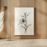 Wash Anemone I by Chris Paschke. shown as over sized large wall art. Available as an archival giclee rolled canvas, fine art paper, or poster print. SKU 65444h.