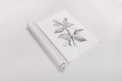 Wash Leaf I by Chris Paschke. shown as a rolled paper print. Available as archival giclee rolled canvas, fine art paper, or poster print. SKU 65454h.