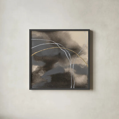 Water Canvas II by Chris Paschke. Shown in a sleek black glass frame for a contemporary gallery look. Available as an archival giclee rolled canvas, fine art paper, or poster print. SKU 95427a.