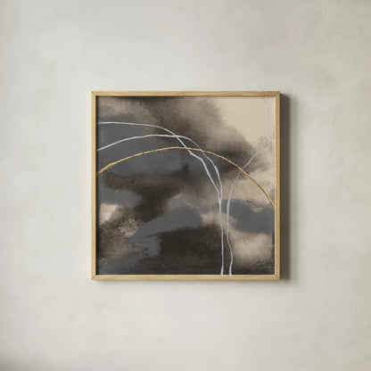 Water Canvas II by Chris Paschke. Shown in a natural wood glass frame for a timeless modern aesthetic. Available as an archival giclee rolled canvas, fine art paper, or poster print. SKU 95427a.