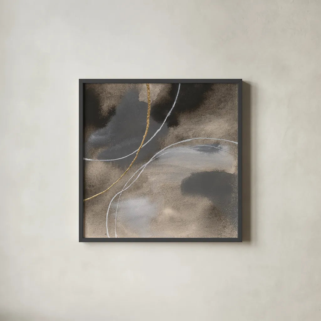 Water Canvas III by Chris Paschke. Shown in a sleek black glass frame for a contemporary gallery look. Available as an archival giclee rolled canvas, fine art paper, or poster print. SKU 95428a.