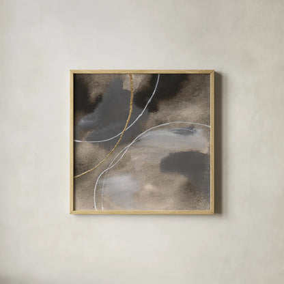 Water Canvas III by Chris Paschke. Shown in a natural wood glass frame for a timeless modern aesthetic. Available as an archival giclee rolled canvas, fine art paper, or poster print. SKU 95428a.