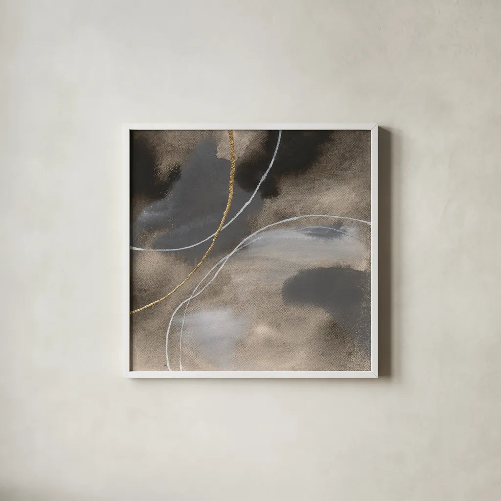 Water Canvas III by Chris Paschke. Shown in a crisp white glass frame for a clean and minimalist style. Available as an archival giclee rolled canvas, fine art paper, or poster print. SKU 95428a.