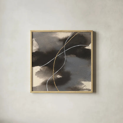 Water Canvas V by Chris Paschke. Shown in a natural wood glass frame for a timeless modern aesthetic. Available as an archival giclee rolled canvas, fine art paper, or poster print. SKU 95430a.