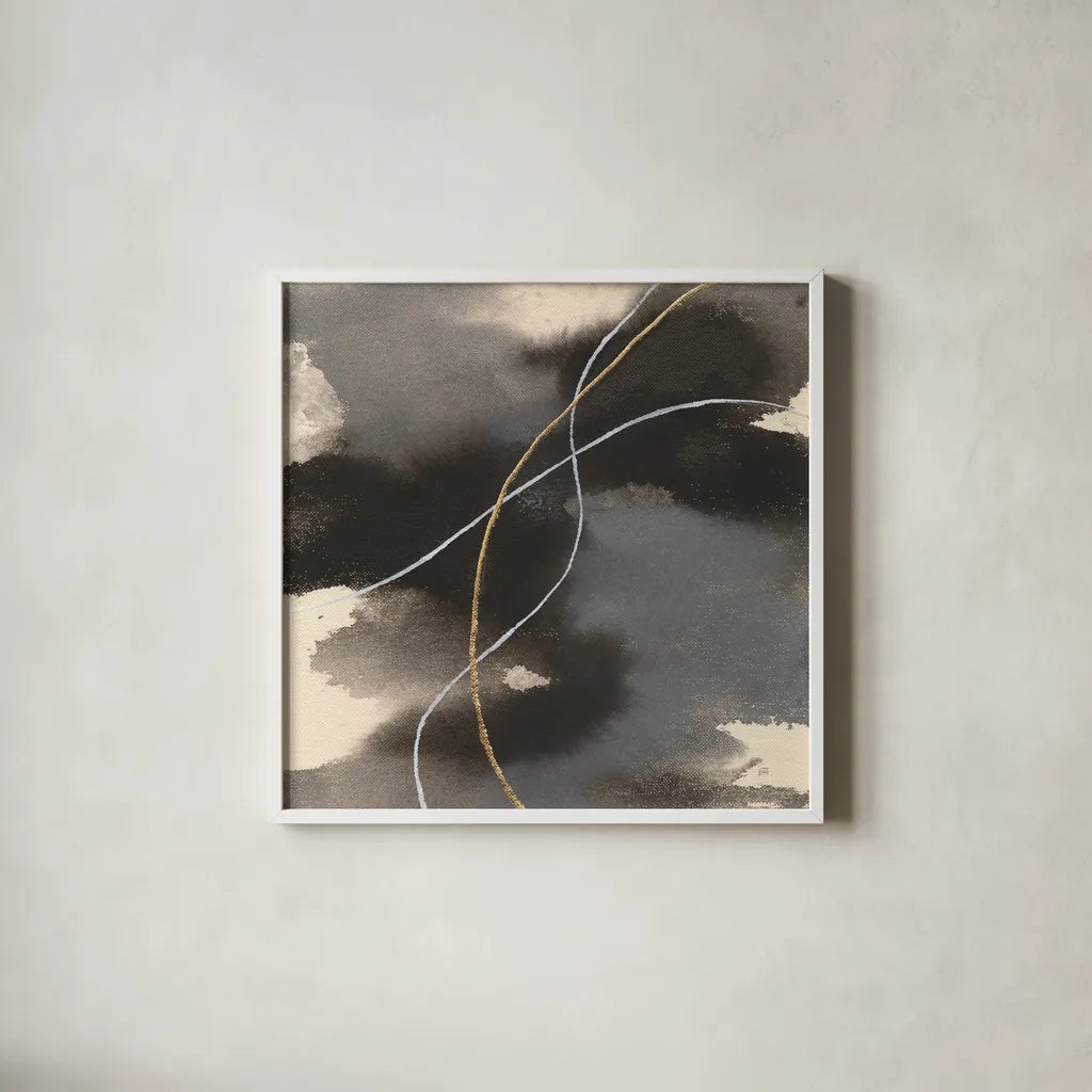 Water Canvas V by Chris Paschke. Shown in a crisp white glass frame for a clean and minimalist style. Available as an archival giclee rolled canvas, fine art paper, or poster print. SKU 95430a.