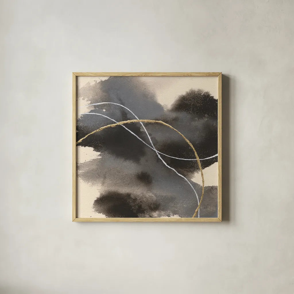 Water Canvas VI by Chris Paschke. Shown in a natural wood glass frame for a timeless modern aesthetic. Available as an archival giclee rolled canvas, fine art paper, or poster print. SKU 95431a.