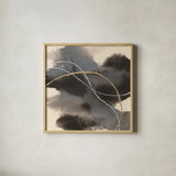 Water Canvas VI by Chris Paschke. Shown in a natural wood glass frame for a timeless modern aesthetic. Available as an archival giclee rolled canvas, fine art paper, or poster print. SKU 95431a.