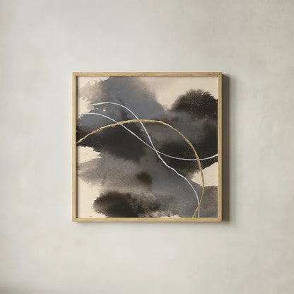 Water Canvas VI by Chris Paschke. Shown in a natural wood glass frame for a timeless modern aesthetic. Available as an archival giclee rolled canvas, fine art paper, or poster print. SKU 95431a.