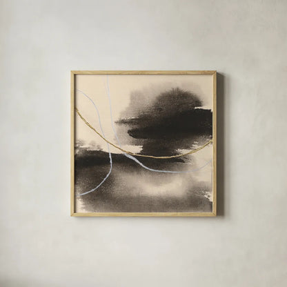 Water Canvas VIII by Chris Paschke. Shown in a natural wood glass frame for a timeless modern aesthetic. Available as an archival giclee rolled canvas, fine art paper, or poster print. SKU 95433a.