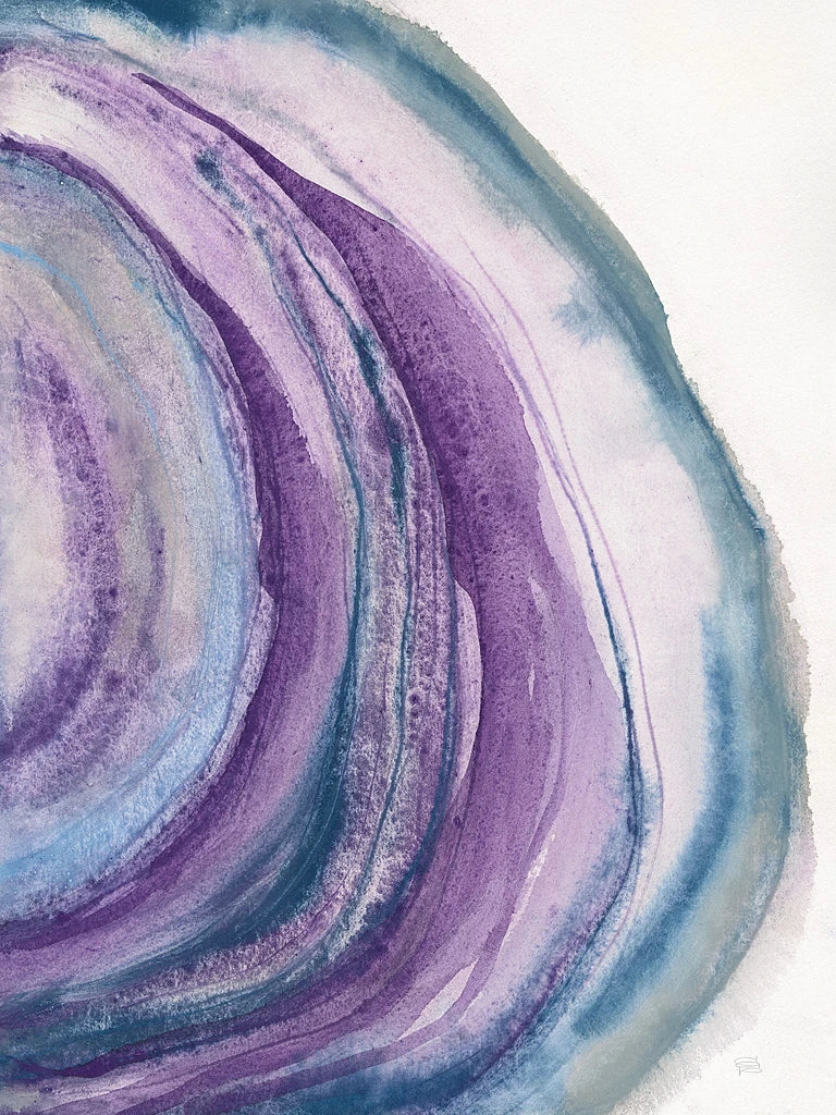Watercolor Geode II by Chris Paschke