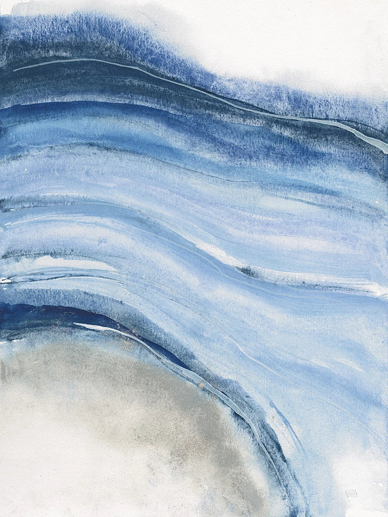 Watercolor Geode IV by Chris Paschke