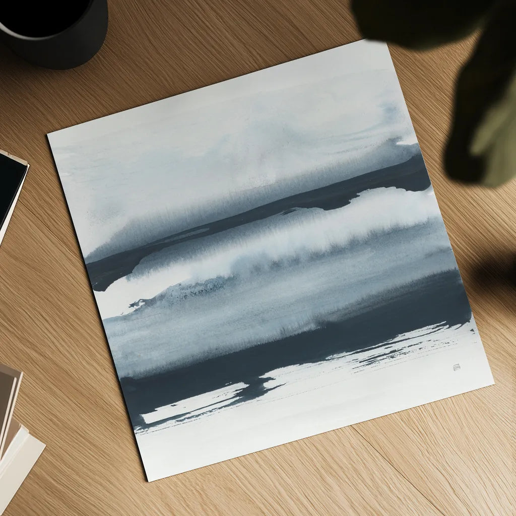 Waterway Minimalism II by Chris Paschke. Shown as a detailed flat fine art print, highlighting archival giclee quality. Available as an archival giclee rolled canvas, fine art paper, or poster print. SKU 72068a.