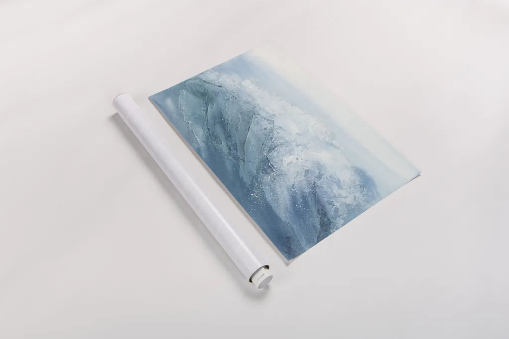 Waves I by Chris Paschke. shown as a rolled paper print. Available as archival giclee rolled canvas, fine art paper, or poster print. SKU 61463i.