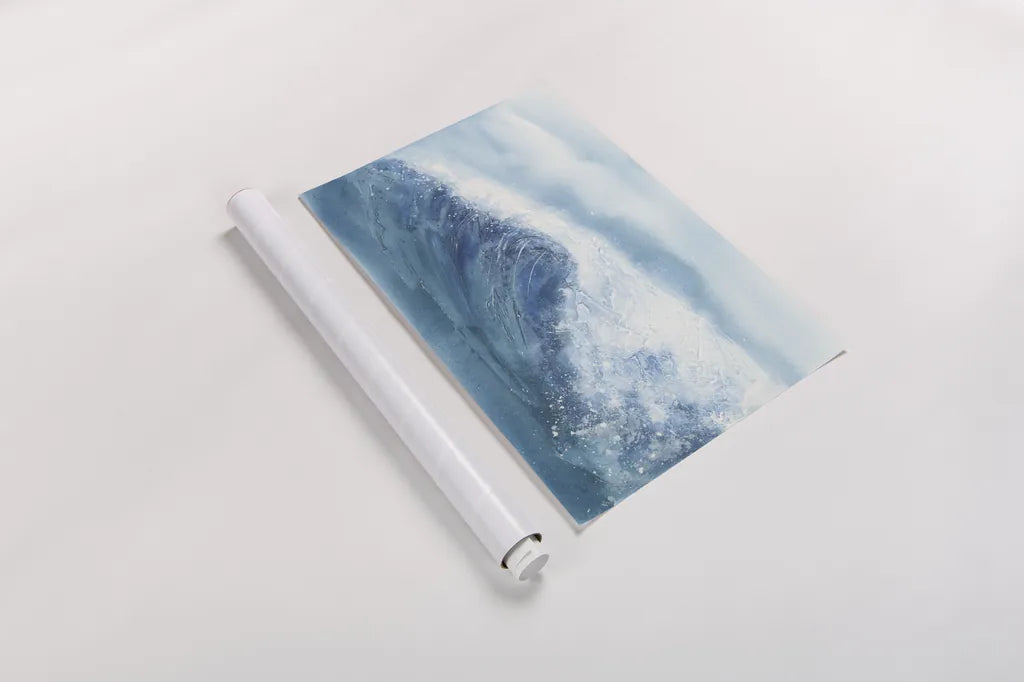 Waves III by Chris Paschke. shown as a rolled paper print. Available as archival giclee rolled canvas, fine art paper, or poster print. SKU 61465i.