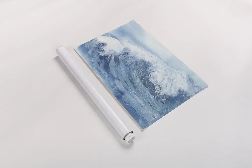 Waves IV by Chris Paschke. shown as a rolled paper print. Available as archival giclee rolled canvas, fine art paper, or poster print. SKU 61466i.