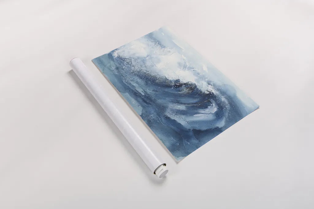 Waves V by Chris Paschke. shown as a rolled paper print. Available as archival giclee rolled canvas, fine art paper, or poster print. SKU 61467i.