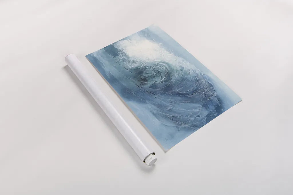 Waves VI by Chris Paschke. shown as a rolled paper print. Available as archival giclee rolled canvas, fine art paper, or poster print. SKU 61468i.