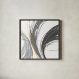 Webbed I by Chris Paschke. Shown in a sleek black glass frame for a contemporary gallery look. Available as an archival giclee rolled canvas, fine art paper, or poster print. SKU 88082a.