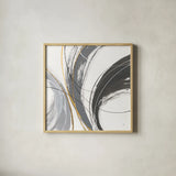 Webbed I by Chris Paschke. Shown in a natural wood glass frame for a timeless modern aesthetic. Available as an archival giclee rolled canvas, fine art paper, or poster print. SKU 88082a.