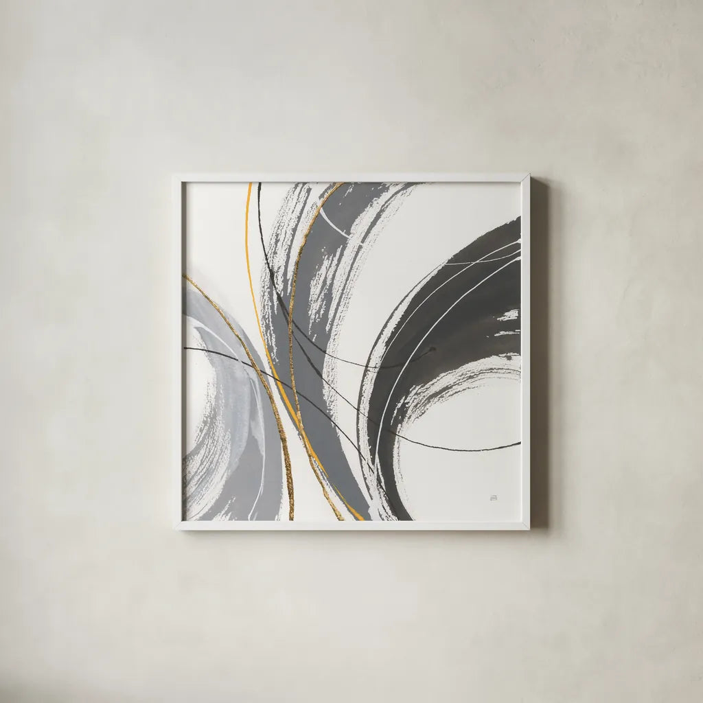 Webbed I by Chris Paschke. Shown in a crisp white glass frame for a clean and minimalist style. Available as an archival giclee rolled canvas, fine art paper, or poster print. SKU 88082a.