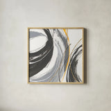 Webbed II by Chris Paschke. Shown in a natural wood glass frame for a timeless modern aesthetic. Available as an archival giclee rolled canvas, fine art paper, or poster print. SKU 88083a.
