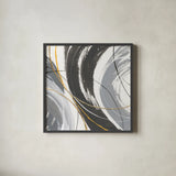 Webbed III by Chris Paschke. Shown in a sleek black glass frame for a contemporary gallery look. Available as an archival giclee rolled canvas, fine art paper, or poster print. SKU 88084a.